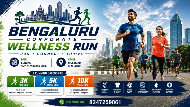 Bengaluru Corporate Wellness Run 2026 event listing